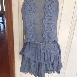 Free People tiered lace dress